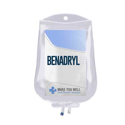 IV Drip Therapy(Benadryl) in Colleyville, TX | Make You Well Family Practice & Aesthetics