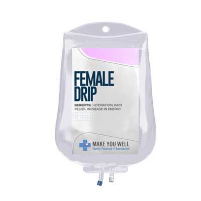 IV Drip Therapy(Female Drip IV Bag) in Colleyville, TX | Make You Well Family Practice & Aesthetics