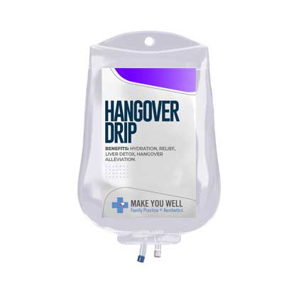 IV Drip Therapy(Hangover Drip IV Bag) in Colleyville, TX | Make You Well Family Practice & Aesthetics