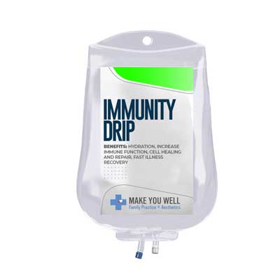 IV Drip Therapy(Immunity Drip IV Bag) in Colleyville, TX | Make You Well Family Practice & Aesthetics